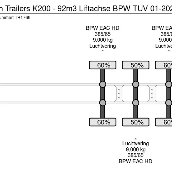 Knapen Trailer K200 - 92m3 - Master