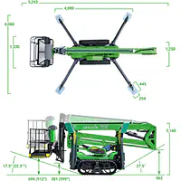 Leguan 190 Υβριδικό Καλαθοφόρο - Ερπιστριοφόρο - Master